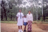 Daughter, Son and Grandmother. Children are now sponsored by Come-Share